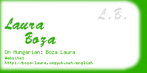 laura boza business card